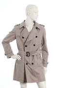 Burberry. Dobbeltradet herrefrakke. Str. 52 