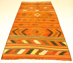 Persisk Kelim tæppe 265 x 135 cm