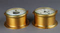 Schatz. Skibsur samt barometer, messing 2
