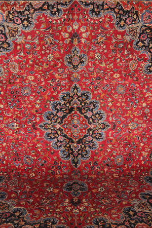 Persisk Mashad tæppe, 382x302 cm.