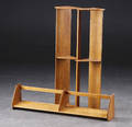 Hans J. Wegner Tre væghænge hylder af massivt lakeret bøgetræ 3