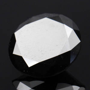 Uindfattet behandlet sort diamant ca. 11.94 ct. 
