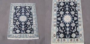 Persisk Nain med silke 90 x 60 cm2