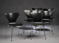 Arne Jacobsen 1902-1971. Seks stole model 3107. 6