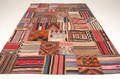 Persisk Shahsavand Patchwork Kelim 312 x 225 cm. 