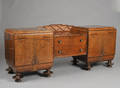 Tysk Art déco skænke af birketræ, ca. 1930. 2