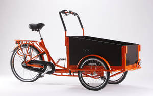 Enghouse Cargo ladcykel med shimano-gear, orange