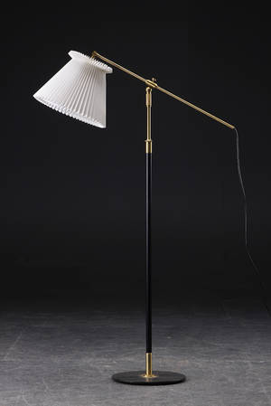 Le Klint Aage Pedersen.Teleskop standerlampe model 349