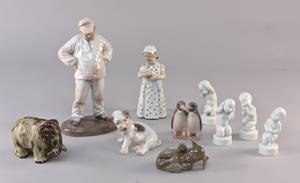 Kgl.P. og BG. Samling figurer 10