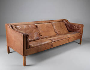 Børge Mogensen. Tre-personers sofa model 2213 