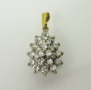 Diamantvedhæng, ca 0.86 ct