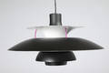 Poul Henningsen. PH-5 pendel - Matsort lakeret