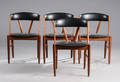 Dansk møbelproducent. Fire stole af teak 4
