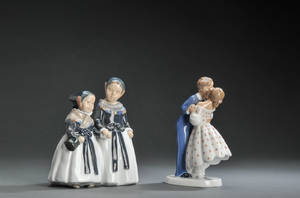 Et par porcelænsfigurer 2