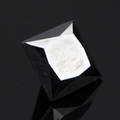 Uindfattet behandlet sort diamant ca 3.79 ct.