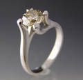 Solitaire ring ca. 1.44 ct.