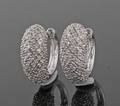 Diamond earrings approx. 0.91ct.2.