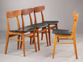 Dansk møbelproducent. Fire stole af teak, ca. 1960 4