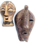 Masker, Songye, Kongo, 2 st