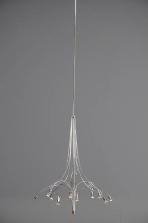 Theis loftlampe med 12 arme. 1900-tallets slutning. 