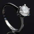 Solitaire ring ca. 1.23 ct.