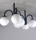 Klotarmaturer, art deco stil, 100 cm, 2 st