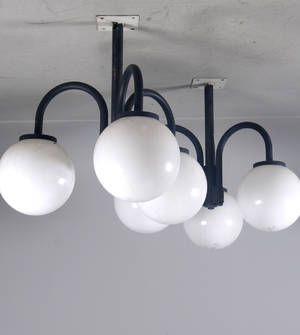 Klotarmaturer, art deco stil, 100 cm, 2 st