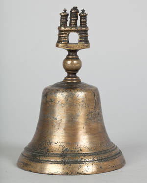 Tischglocke, Bronze, Hamburg 18. Jh. 