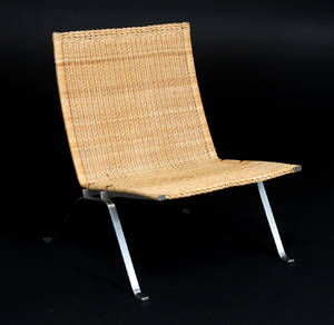 Poul Kjærholm 1929-1980. PK-22 hvilestol, flet 