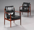 Arne Vodder. Par armstole, palisander, model 431 2