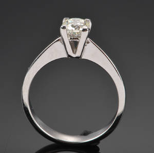 Solitairering - ca. 0.52 ct.