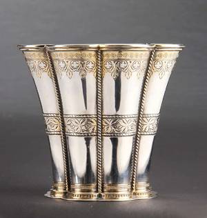 A. Michelsen. Margrethebæger af sterlingsølv