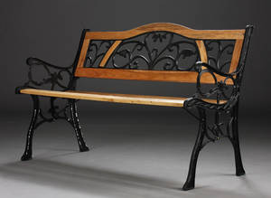 Havebænk. Udstillingsmodel. 