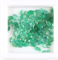 Uindfattede smaragder. Ca. 10.00 ct