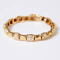 Armband 18 k guld diamanter