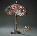 Bordlampe i Tiffany stil