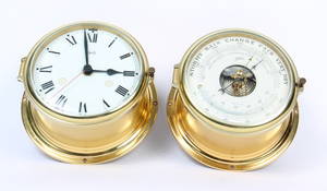 Schatz. Skibsur samt barometer. 2