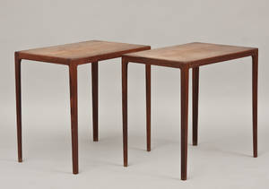 Ludvig Pontoppidan, lampeborde af palisander 2