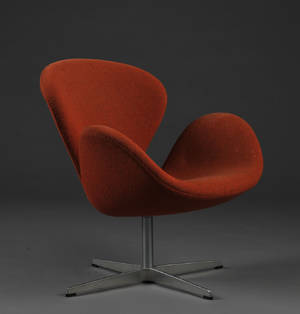 Arne Jacobsen. Lænestol model 3320 Svanen 