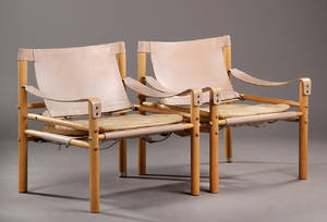 Arne Norell Par Scirocco safaristole i ask og læder 2