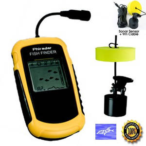 LCD 100M FishFinder - Bærbart m Sonar.