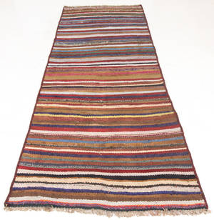 Orientalisk flatvävd matta, Harsin kelim 285x100 cm