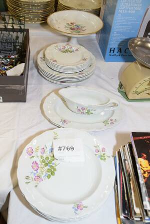Servisdelar, Gustavsberg Rosa, 22 delar