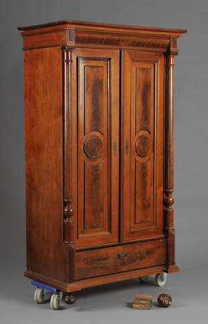 Bogskab af mahogni, 1800-tallets slutning