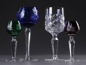 Samling krystalglas 16