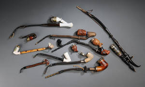 En samling piber, 1800 tallet 10