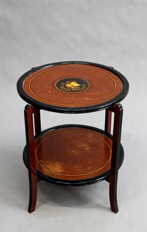 Rökbord med målad dekor, 1900-tal
