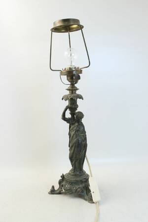 Bordslampfot, figural