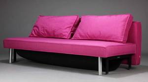 Innovation, sovesofa, model Flip, pink