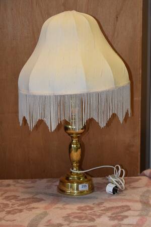 Bordslampa mässing